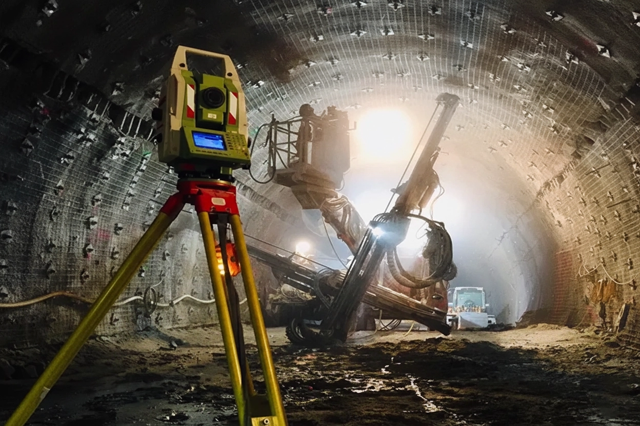 Underground construction team